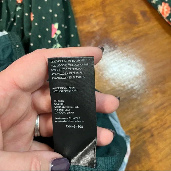 NWT Free People Women’s Celia mini dress Emerald Jewel combo size medium - Picture 8 of 12